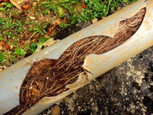 roots-in-drain